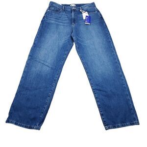 Forever 21 Premium Women's Dad Jeans Mid Rise Relaxed Straight Leg Blue Size 29